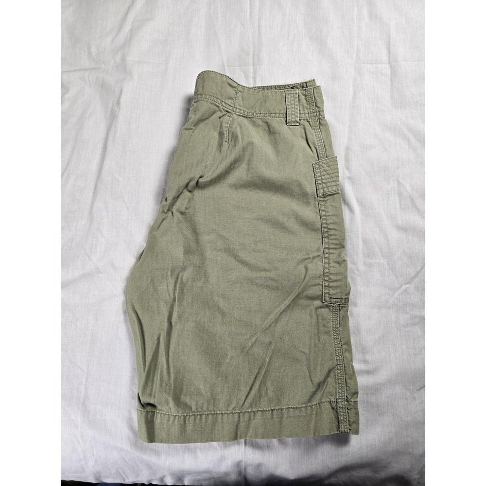 Lauren Ralph Lauren Cargo Shorts Womens 8 Green Twill Pockets Travel Casual